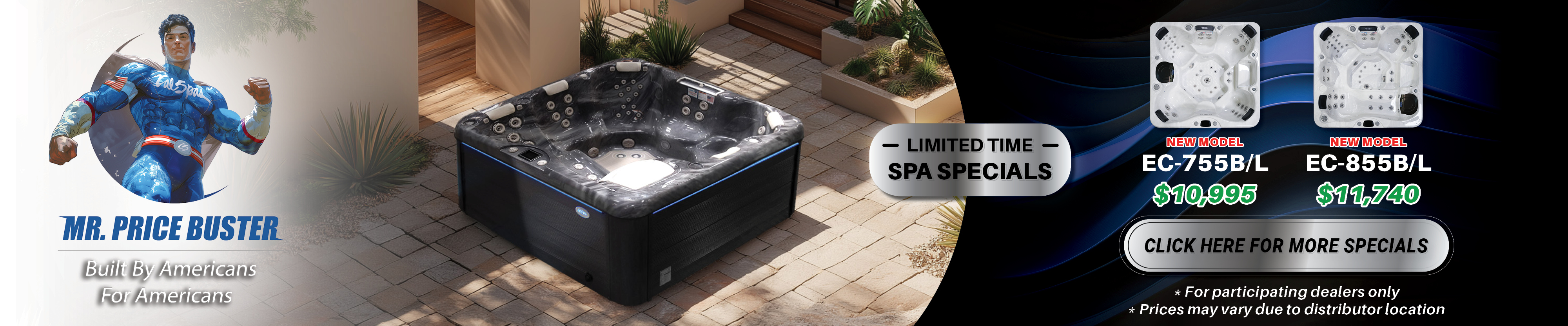 Calspas hot tub being used in a family setting - Bohemia